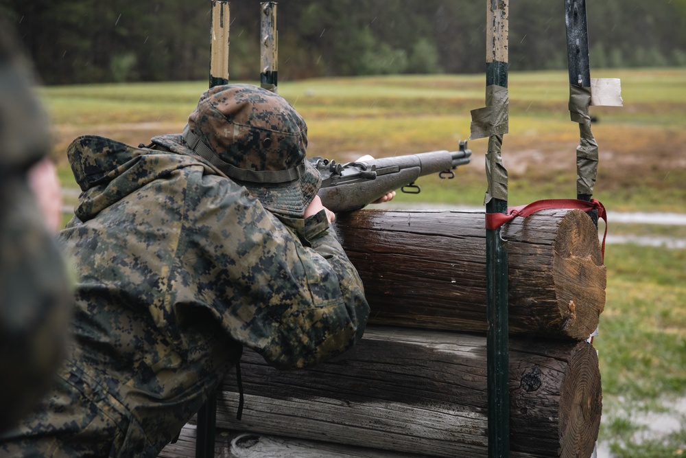 Marines Compete in Heritage Match During Marine Corps Marksmanship Championship
