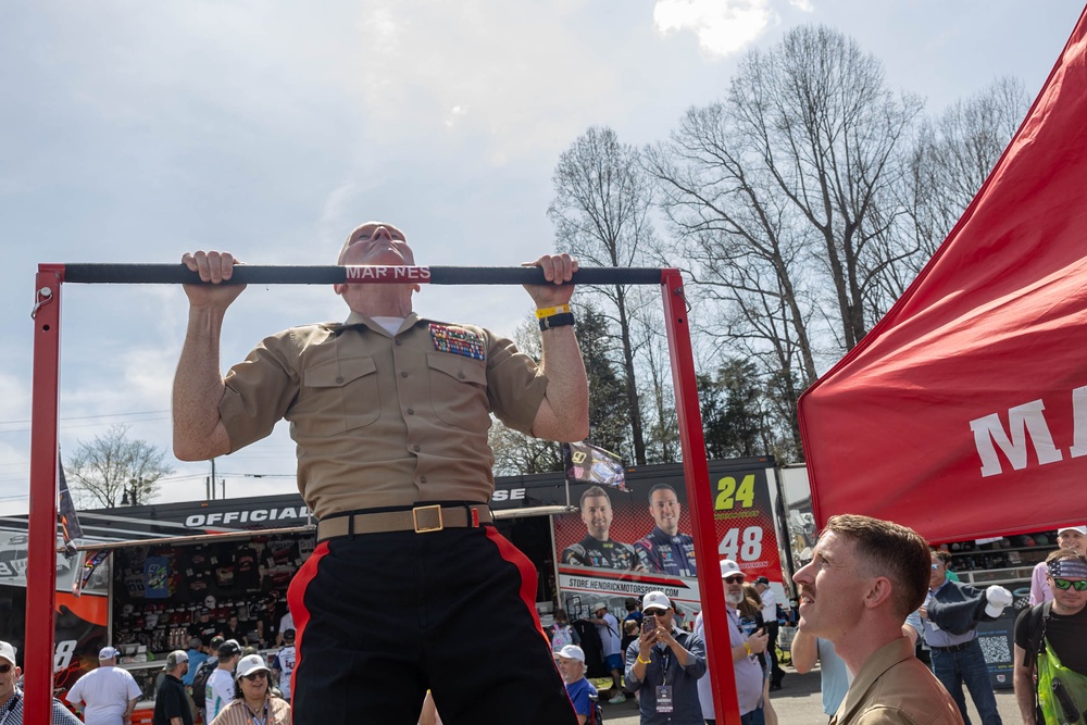 Pull-ups for the Marine Corps 250 at Martinsville Speedway