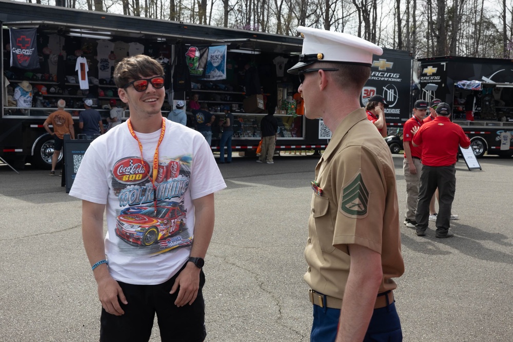 Pull-ups for the Marine Corps 250 at Martinsville Speedway