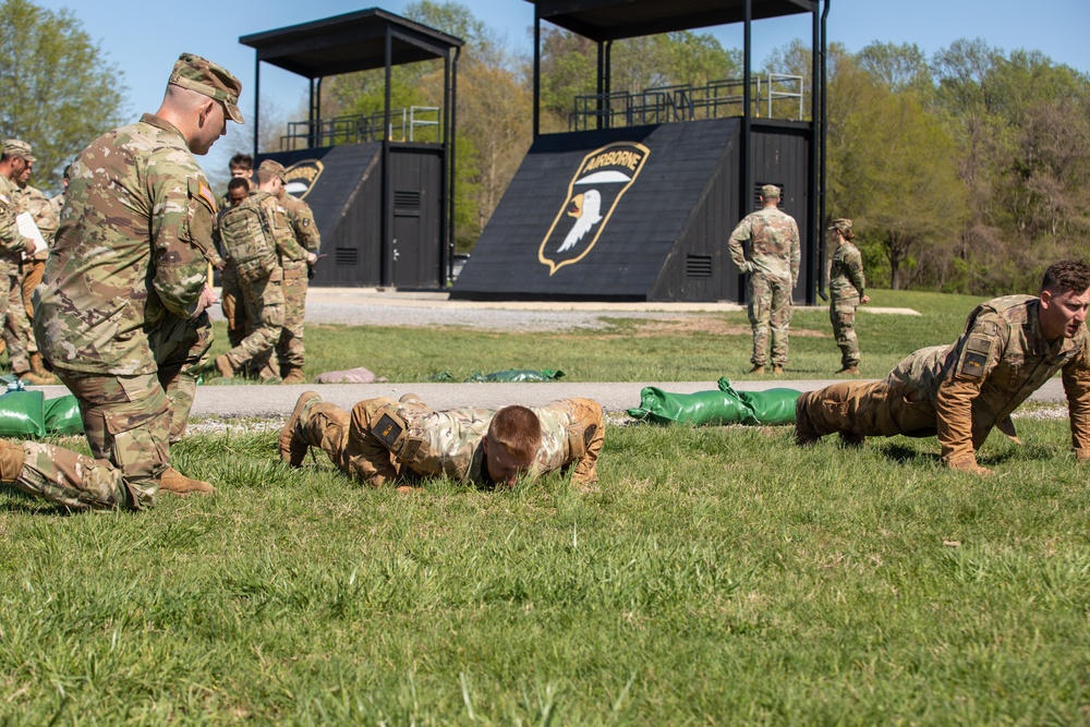 XVIII Airborne Corps Best Squad Competition: Ranger Physical Fitness Assessment