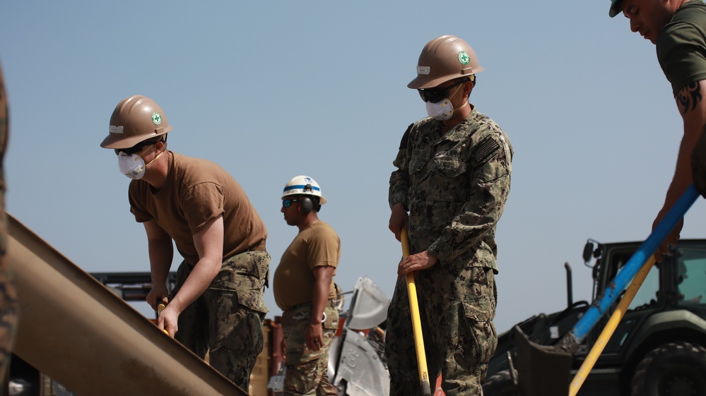 NMCB-3 conducts RADR Training with 439th CES, MWSS-171, and H&amp;HS at MCAS Iwakuni
