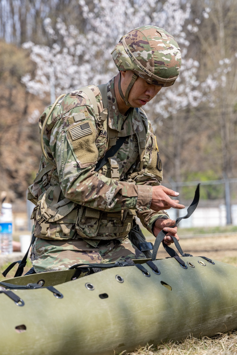 Soldiers Prep for Expert Field Medical Badge Testing on Camp Casey