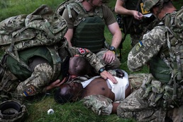 Ukraine medics undergo combat casualty care training in United Kingdom