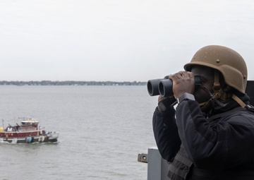 Wasp Pulls into Naval Station Norfolk