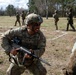 U.S. Army Soldiers Run Bayonet Lanes During British Army Leader Development Programme