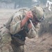 U.S. Army Soldiers Run Bayonet Lanes During British Army Leader Development Programme