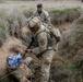 U.S. Army Soldiers Run Bayonet Lanes During British Army Leader Development Programme