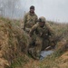 U.S. Army Soldiers Run Bayonet Lanes During British Army Leader Development Programme