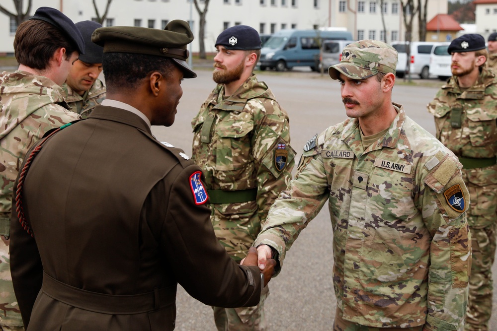 U.S. Army Soldiers Graduate British Army Leader Development Programme