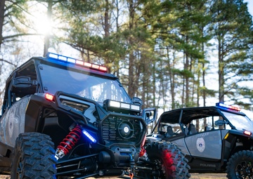 Arnold AFB Police enhance patrol capabilities with new UTVs