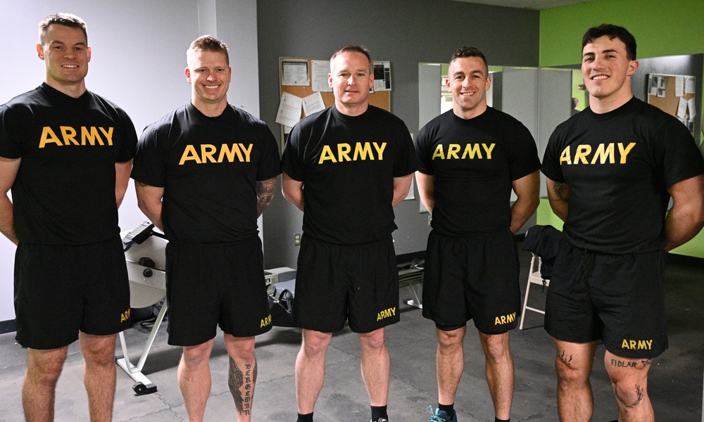 Buffalo District Military Leaders Practice Army Combat Fitness Test