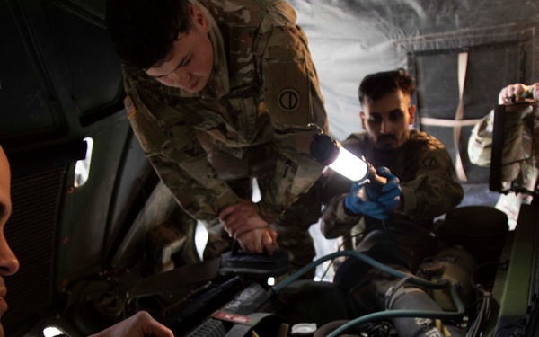 3-313th LSBn prepares field maintenance area for MOBEX 2 support