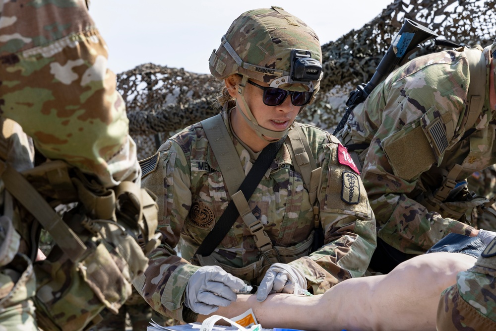 Soldiers train in TCCC part of EFMB