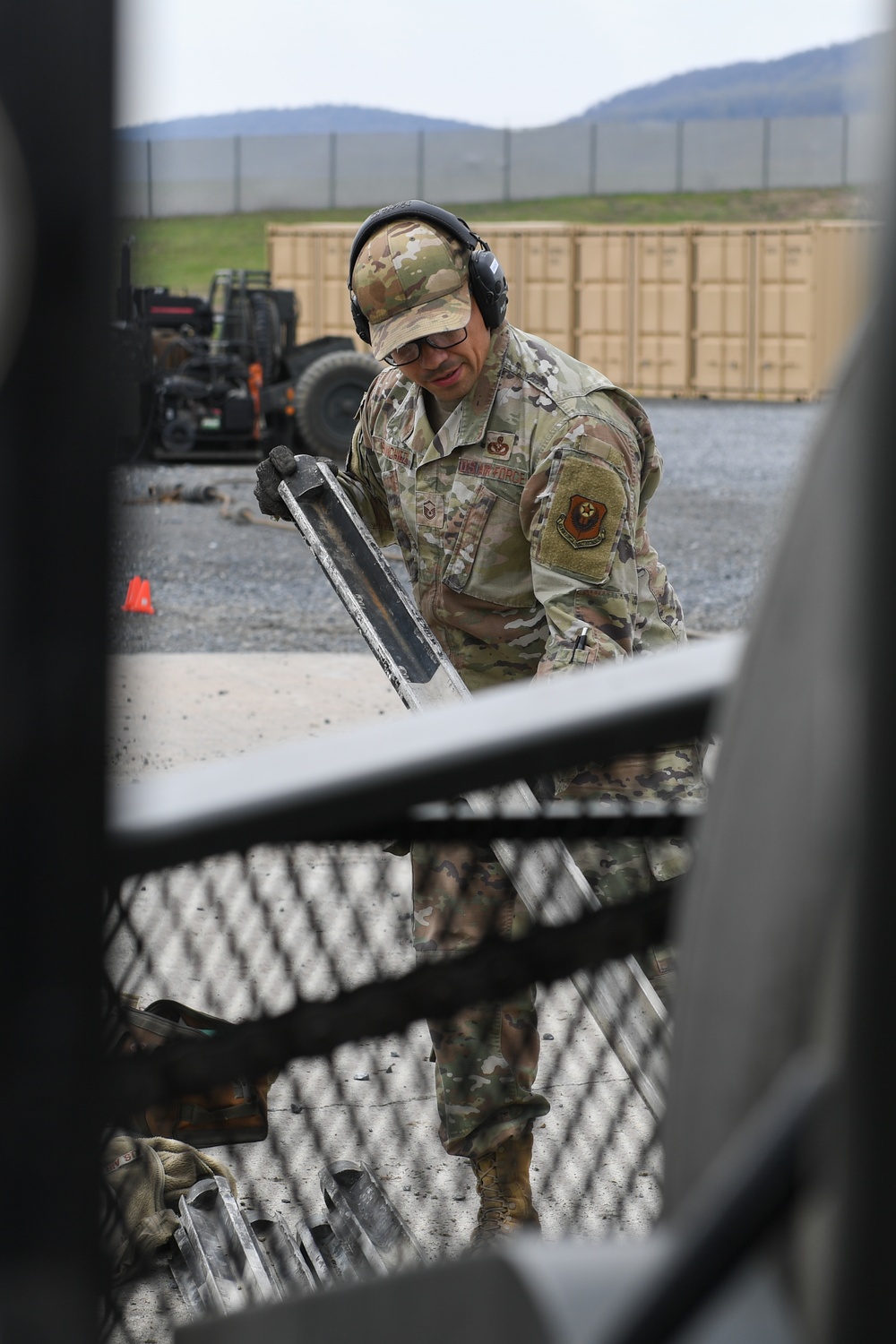201st RED HORSE Squadron holds Mobile Aircraft Arresting Systems training