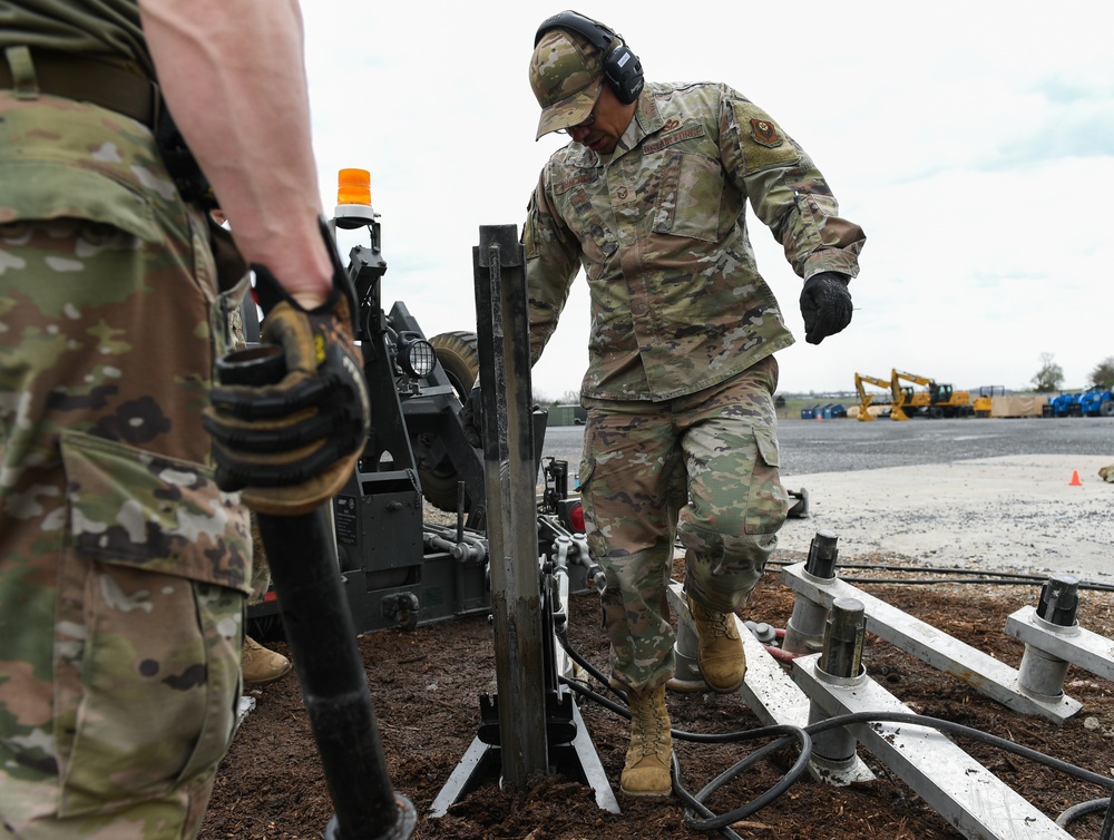 201st RED HORSE Squadron holds Mobile Aircraft Arresting Systems training