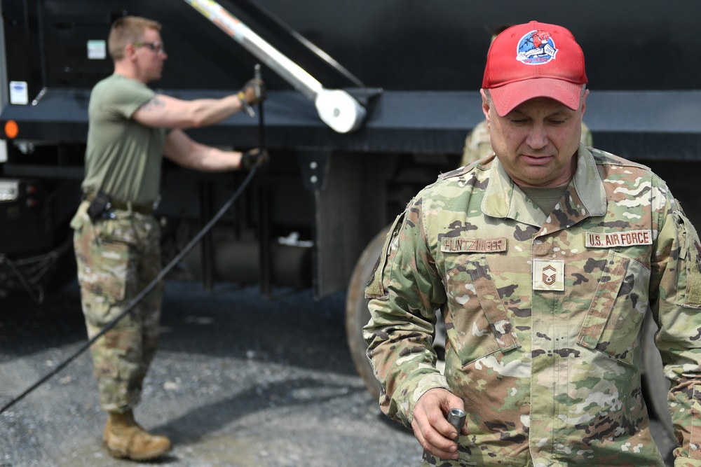 201st RED HORSE Squadron holds Mobile Aircraft Arresting Systems training