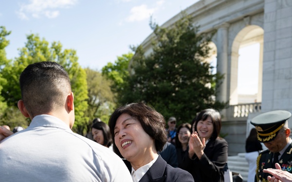 Republic of Korea Minister of Patriots and Veterans Affairs Kang Jung-ai Visits ANC