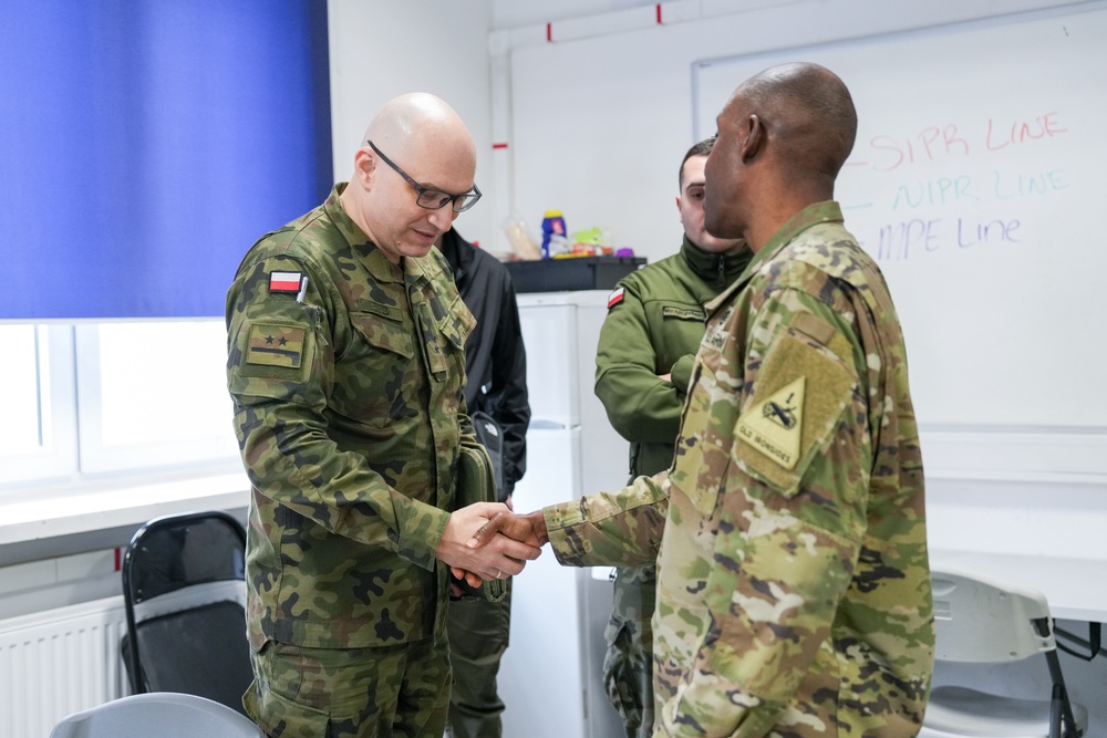 1AD DSB Establishes Partnership with Polish Territorial Defense Forces
