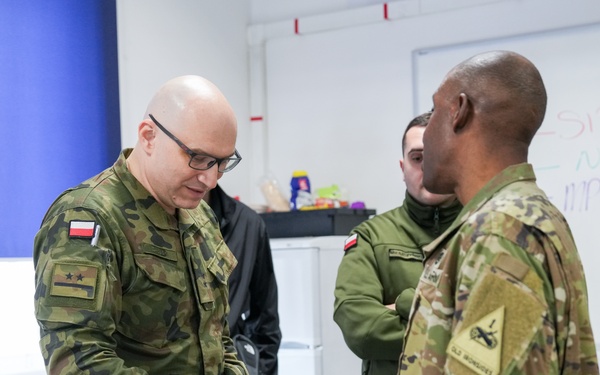 1AD DSB Establishes Partnership with Polish Territorial Defense Forces