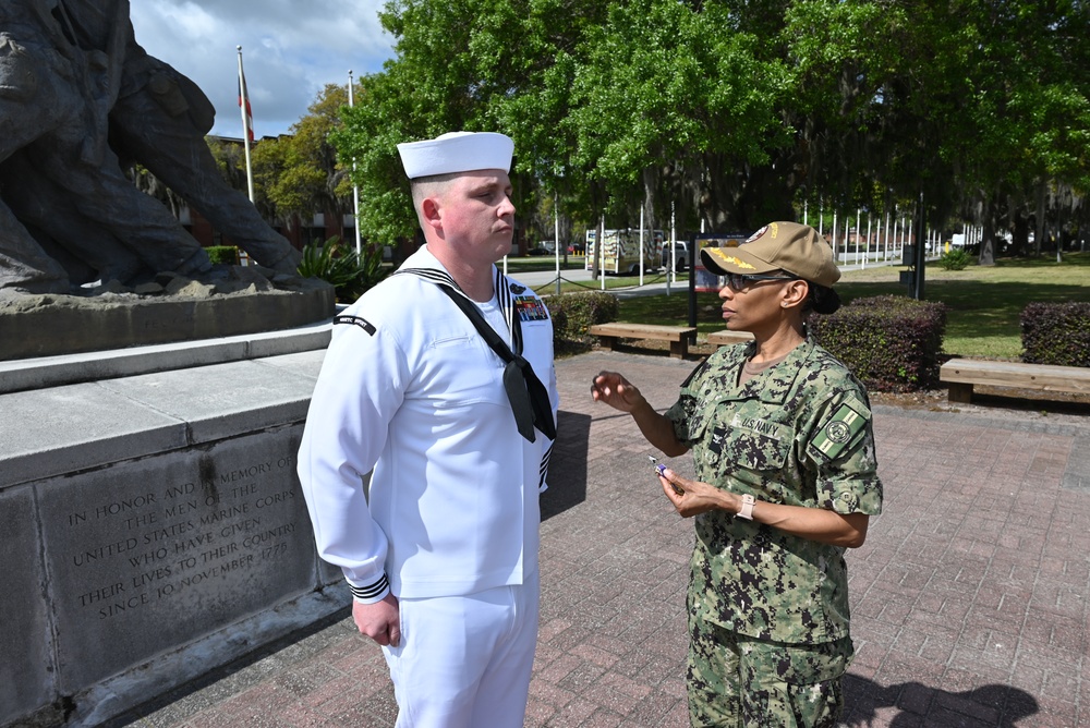 Hospital Corpsman First Class Timothy Helton Receives Purple Heart-NMRTC Beaufort