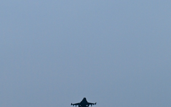 555th FS conducts a sortie for Combat Archer UK