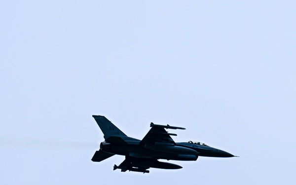555th FS conducts a sortie for Combat Archer UK