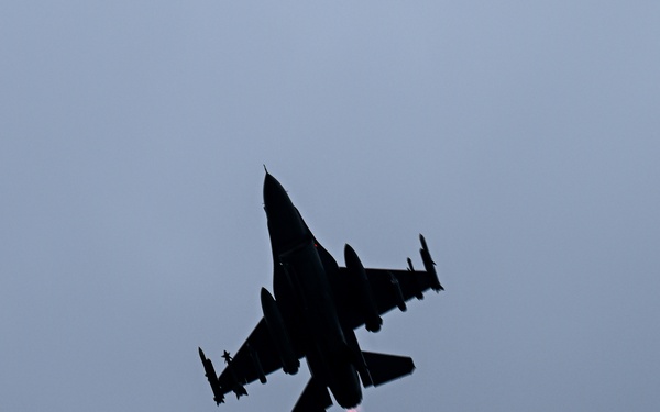 555th FS conducts a sortie for Combat Archer UK