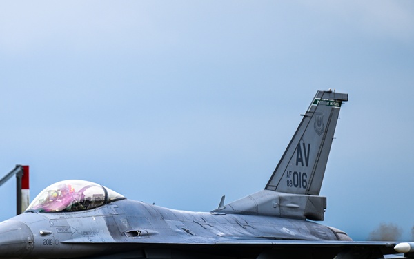555th FS conducts a sortie for Combat Archer UK
