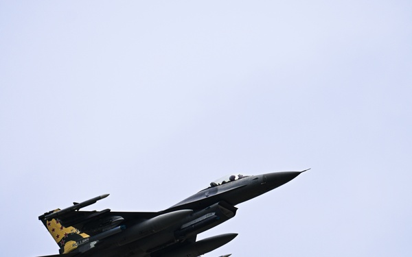 555th FS conducts a sortie for Combat Archer UK