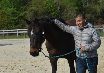 ‘Hey, I’m here for you’ Healing Connection for Wounded Soldier