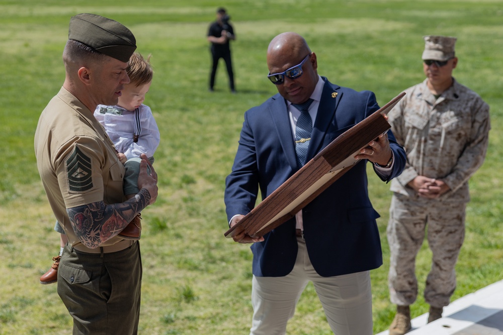 Master Sgt. Sean Perry retires after 20 years of faithful service