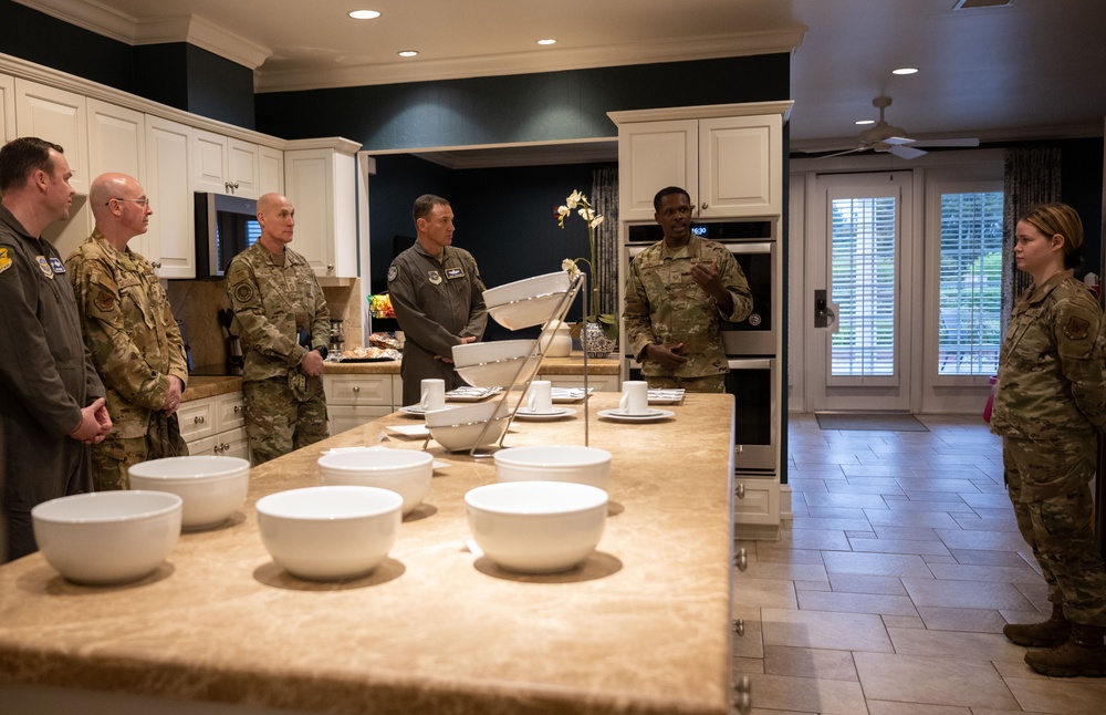 Gen. Lamontagne and CMSgt Newman visit Dover AFB