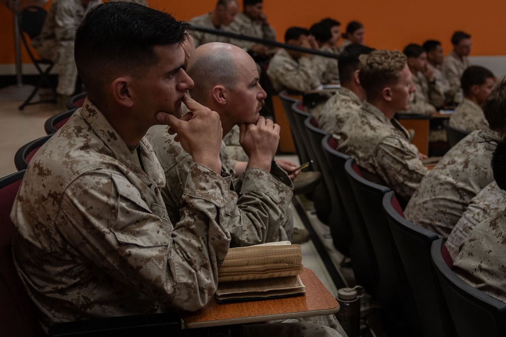 TTECG hosts SLTE 2-25 welcome aboard brief