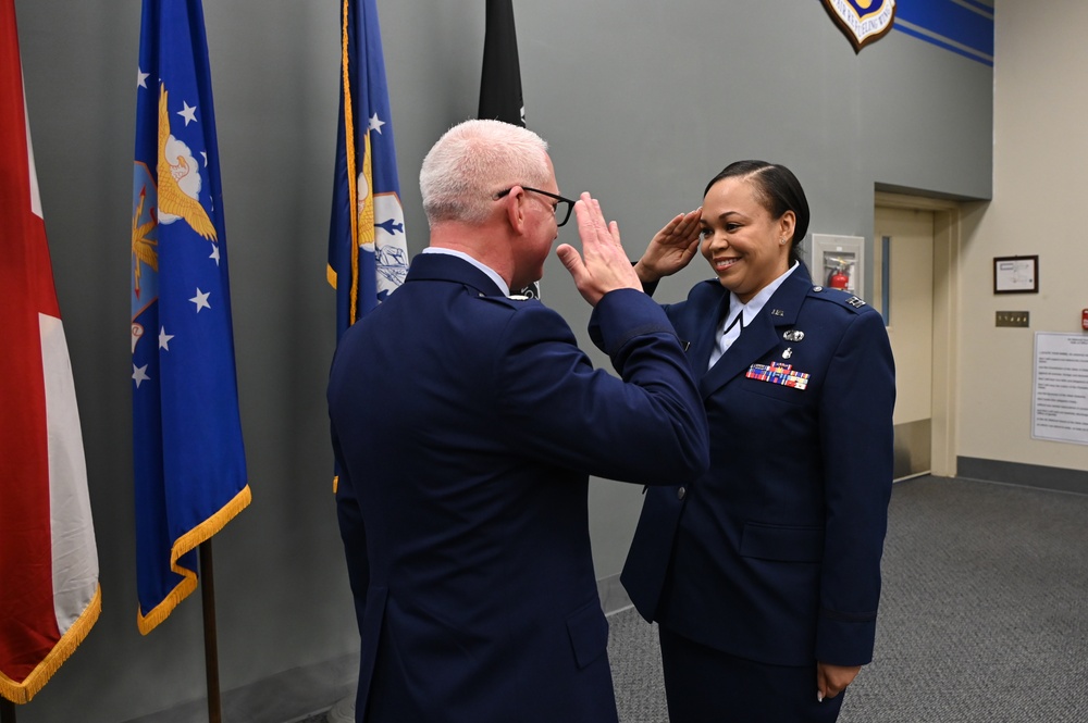 Capt. Danielle Hines is promoted to Major