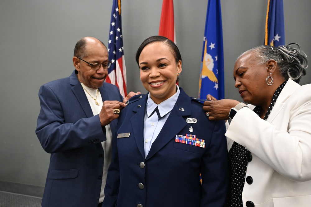 Capt. Danielle Hines is promoted to Major