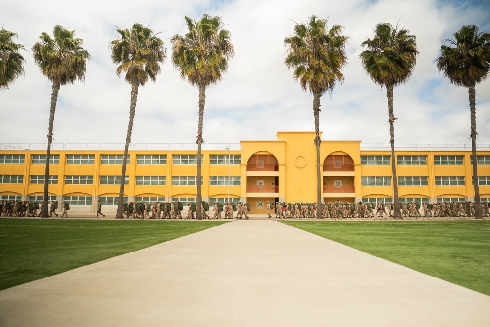 Fox Company meets their Drill Instructors