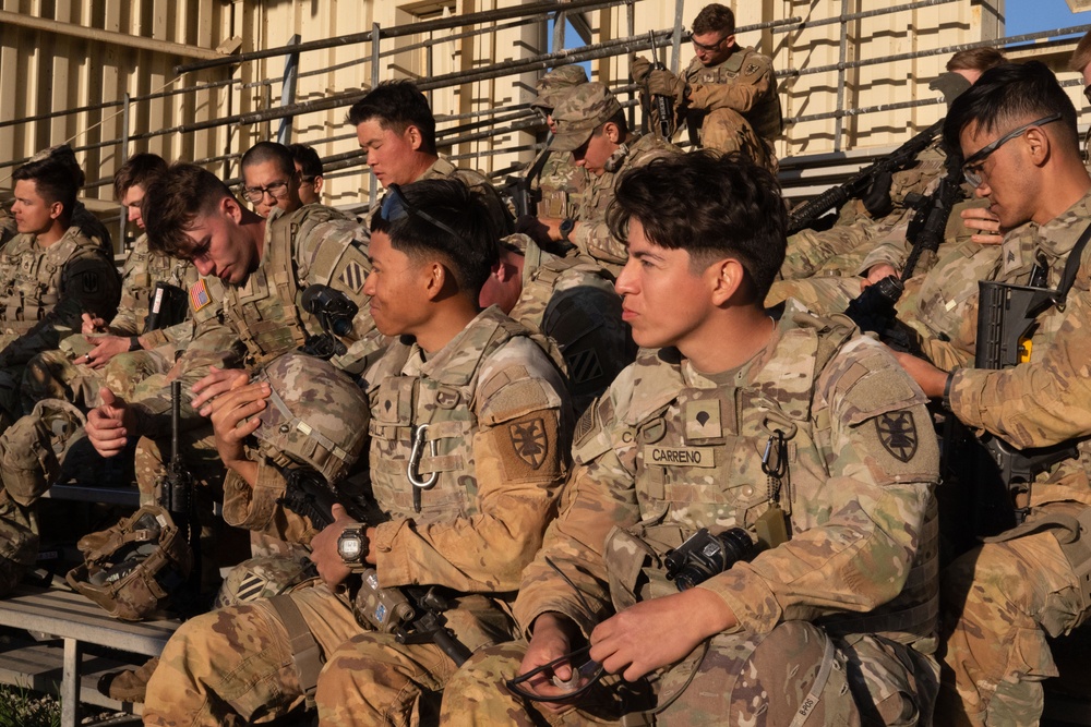 XVIII Airborne Corps Best Squad Competition: M4 Night Qualification