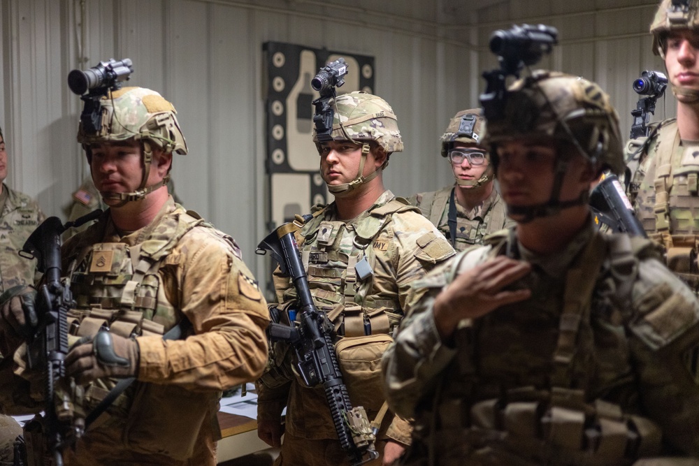 XVIII Airborne Corps Best Squad Competition: M4 Night Qualification