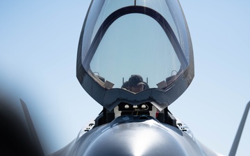 F-35A Demonstration Team practices for the 2025 Southern California Airshow