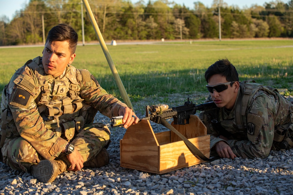 XVIII Airborne Corps Best Squad Competition: M4 Night Qualification