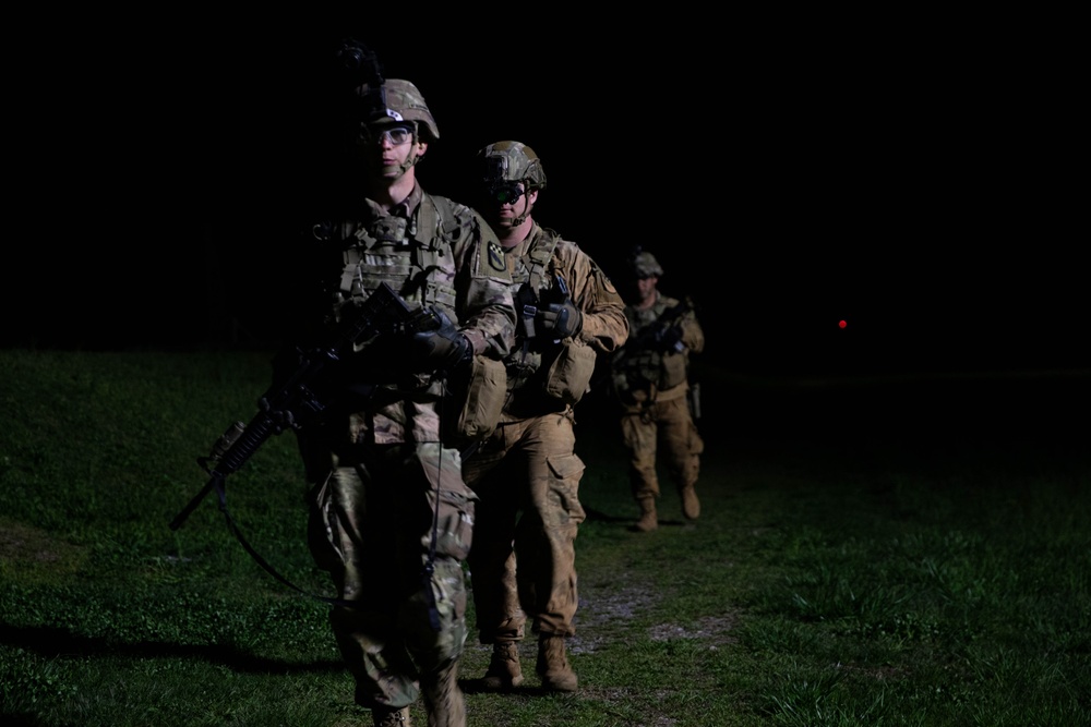 XVIII Airborne Corps Best Squad Competition: M4 Night Qualification
