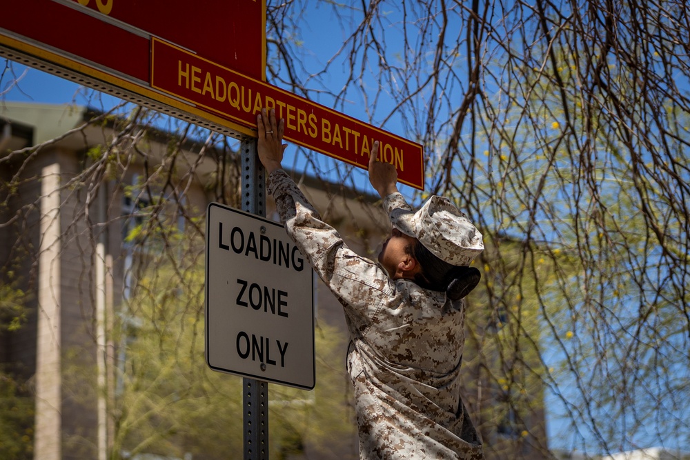 MCAGCC HQBN BEQ updates during Operation Clean Sweep-II
