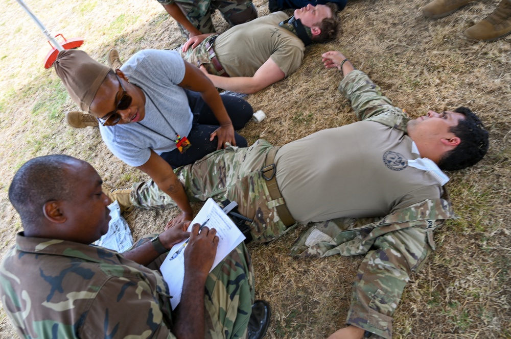LAMAT 25: Reserve Citizen Airmen provide first aid relief in St Kitts, Nevis