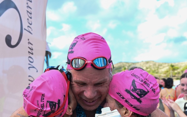 LAMAT 25: Reserve Citizen Airmen provide first aid relief for cross channel swim