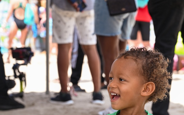 LAMAT 25: Reserve Citizen Airmen provide first aid relief for cross channel swim