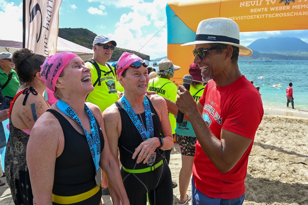 LAMAT 25: Reserve Citizen Airmen provide first aid relief for cross channel swim