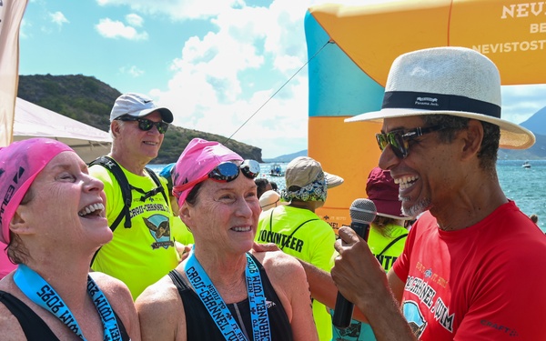 LAMAT 25: Reserve Citizen Airmen provide first aid relief for cross channel swim