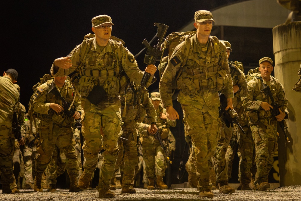 XVIII Airborne Corps Best Squad Competition Day Three: 12-Mile Ruck