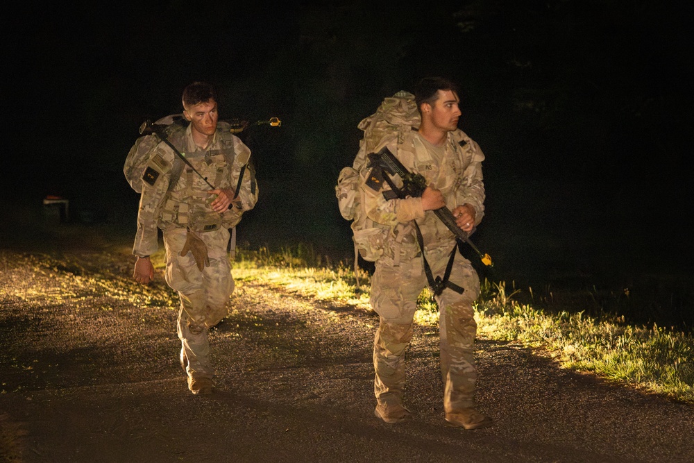 XVIII Airborne Corps Best Squad Competition Day Three: 12-Mile Ruck