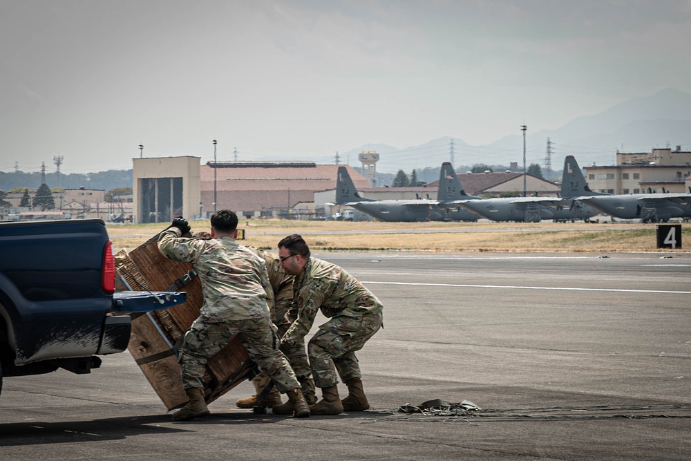 Yokota Airmen train for precision airdrops